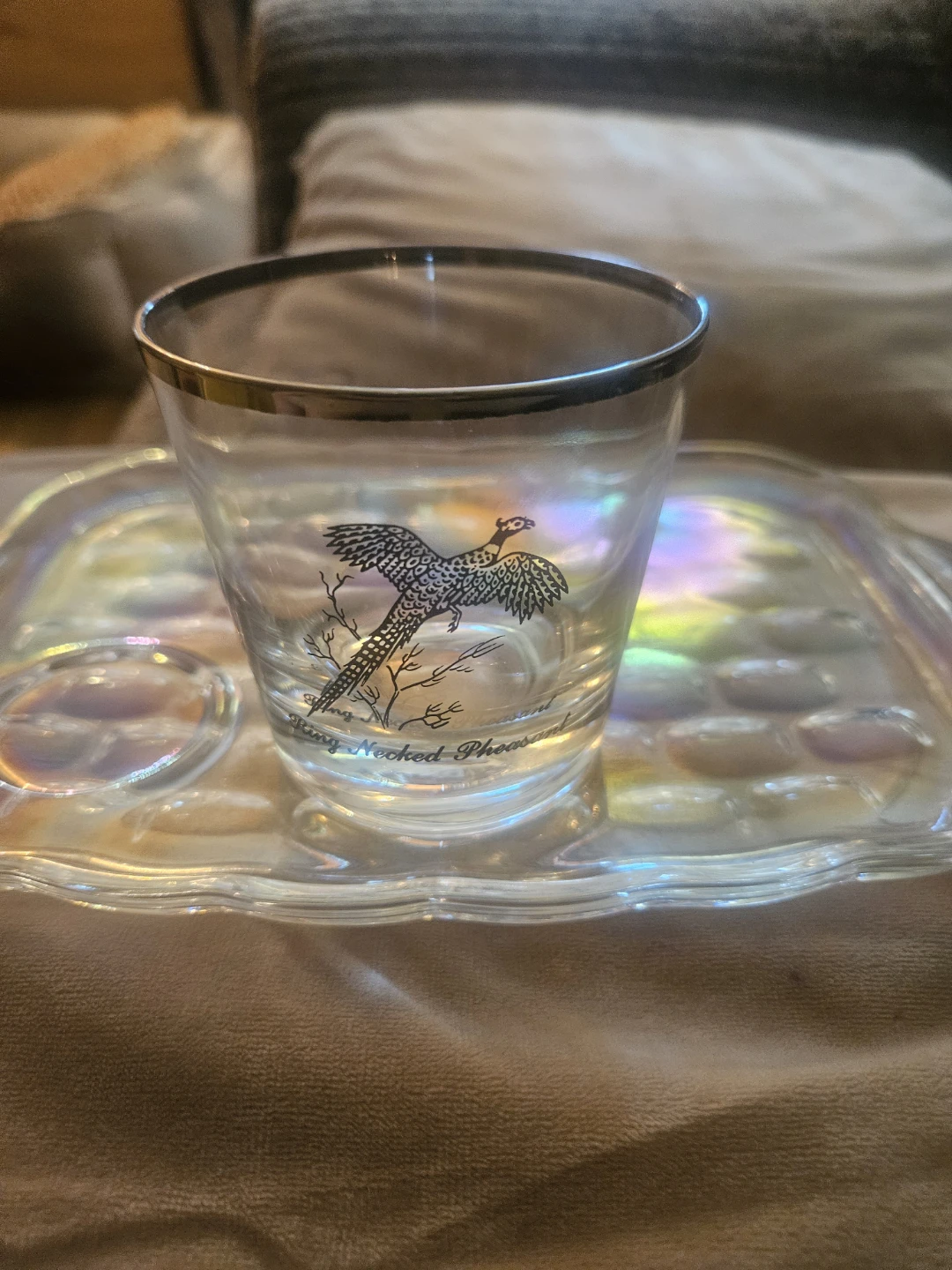 Set of 6 Vintage MID.Century modernball Gamebird Glass - photo 4
