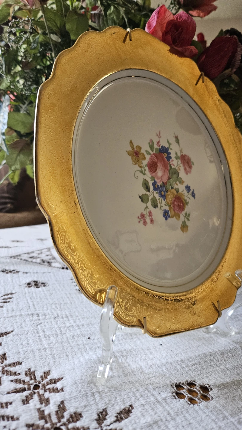 Vintage 1936 W.S. George LIDO Dinner Plate, Darlene China Co. - photo 2