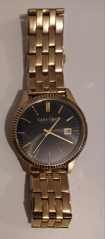 Caravelle New York Gold Tone Watch