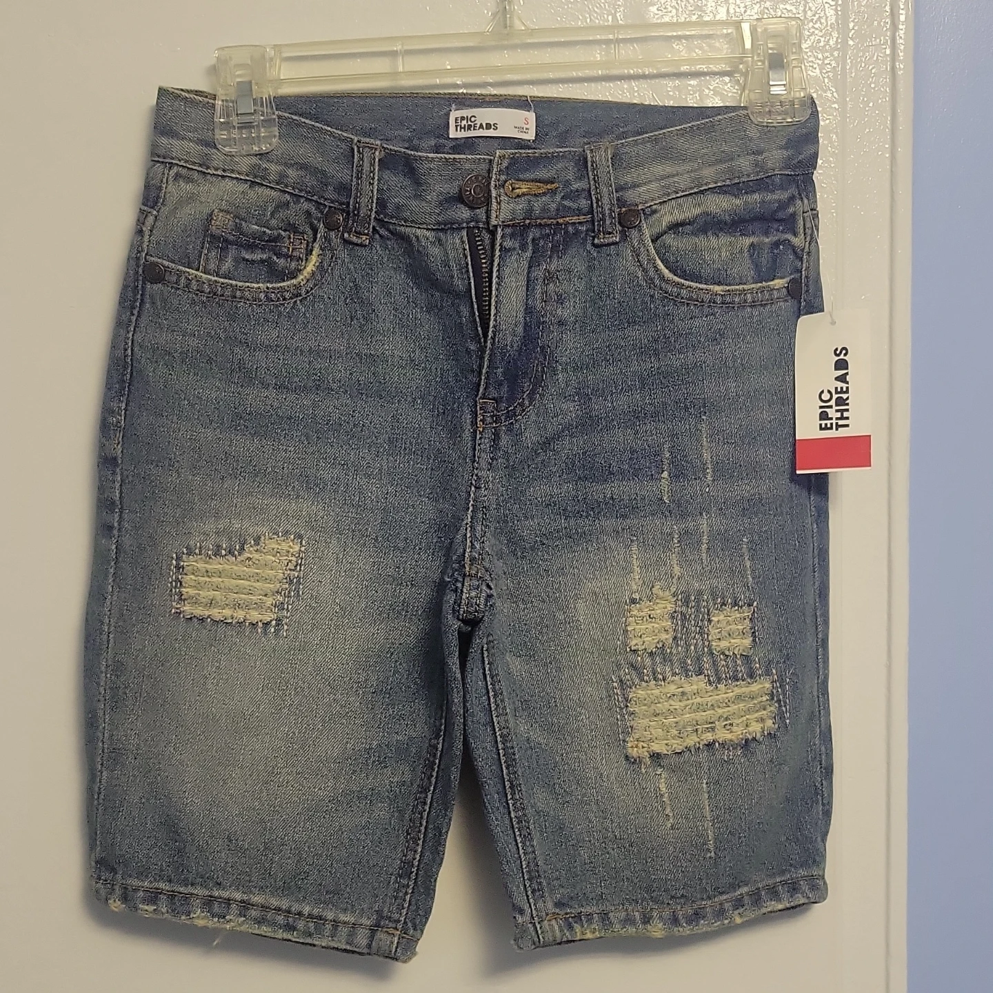 Epic Threads Distressed Denim Shorts Size S - photo 2