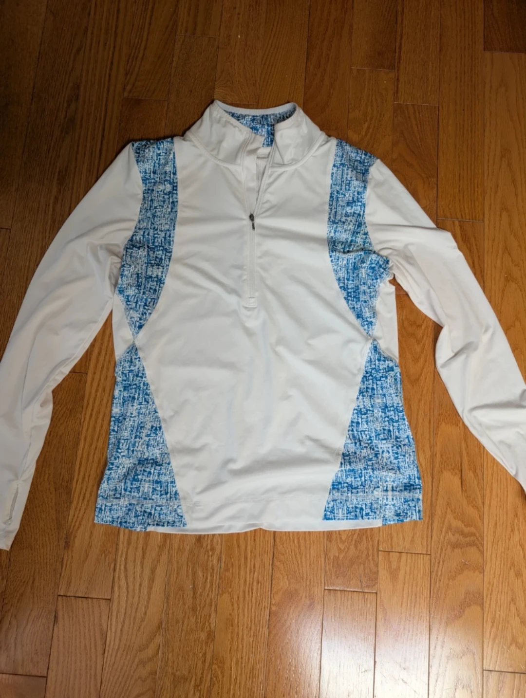 NILC Long Sleeve Zip-Up Athletic Top size L