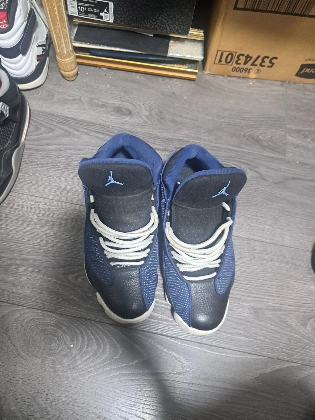 Jordan 13 Retro Blue Navy Sneakers