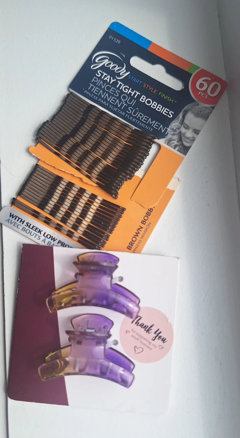 Goody Stay Tight Bobbies Brown & Mini Hair Clips