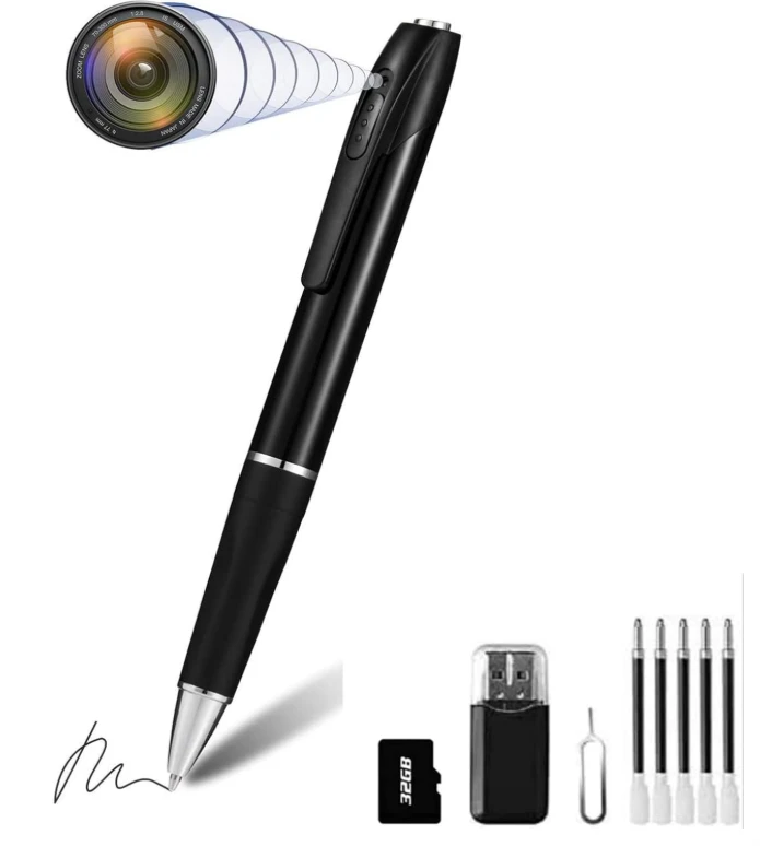 Spy Pen Camera 1080P HD Video Recorder with 32GB TF Card