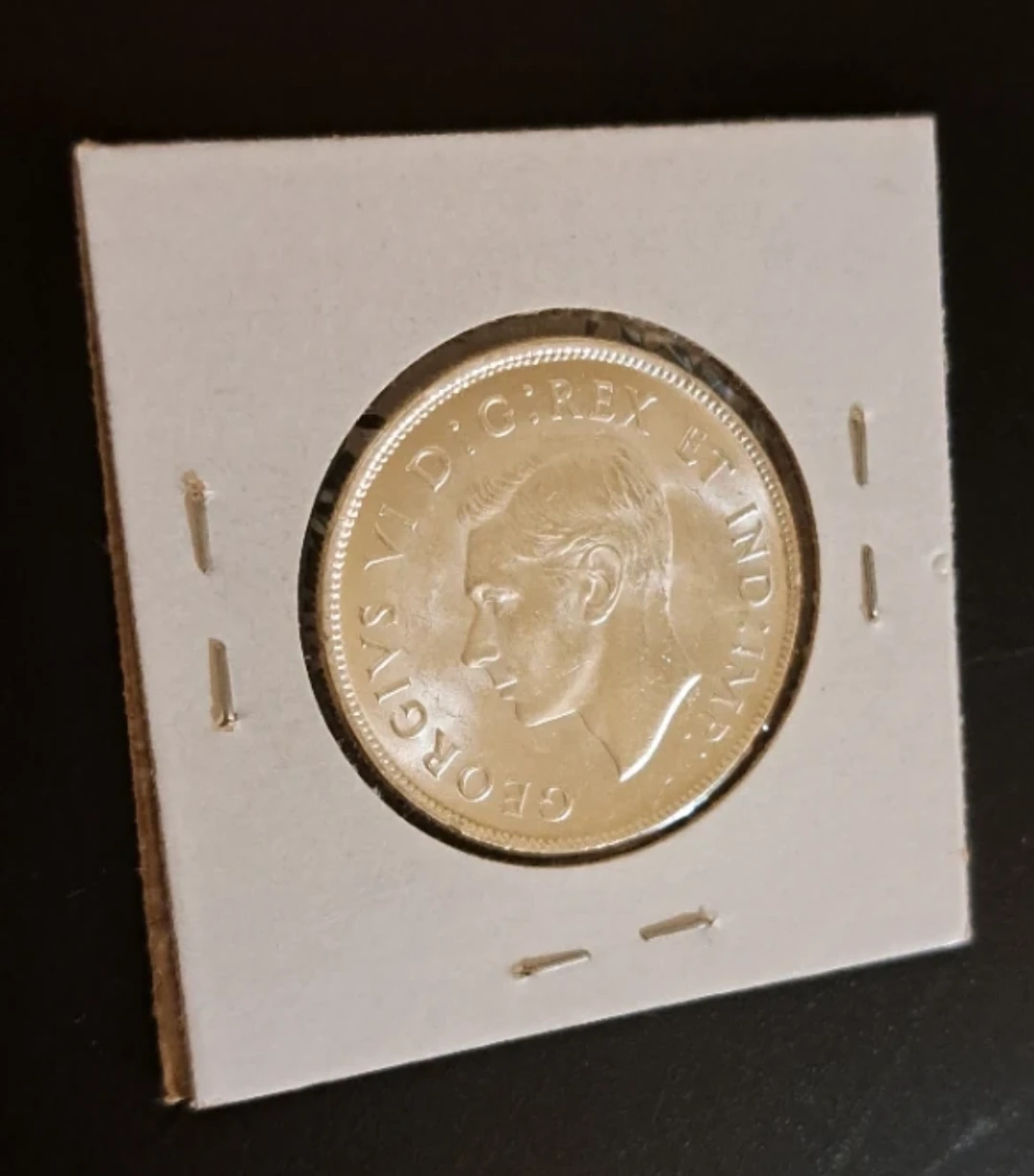 1944 Canada 50 Cent, Silver Coin, Brilliant  Uncirculated - photo 5
