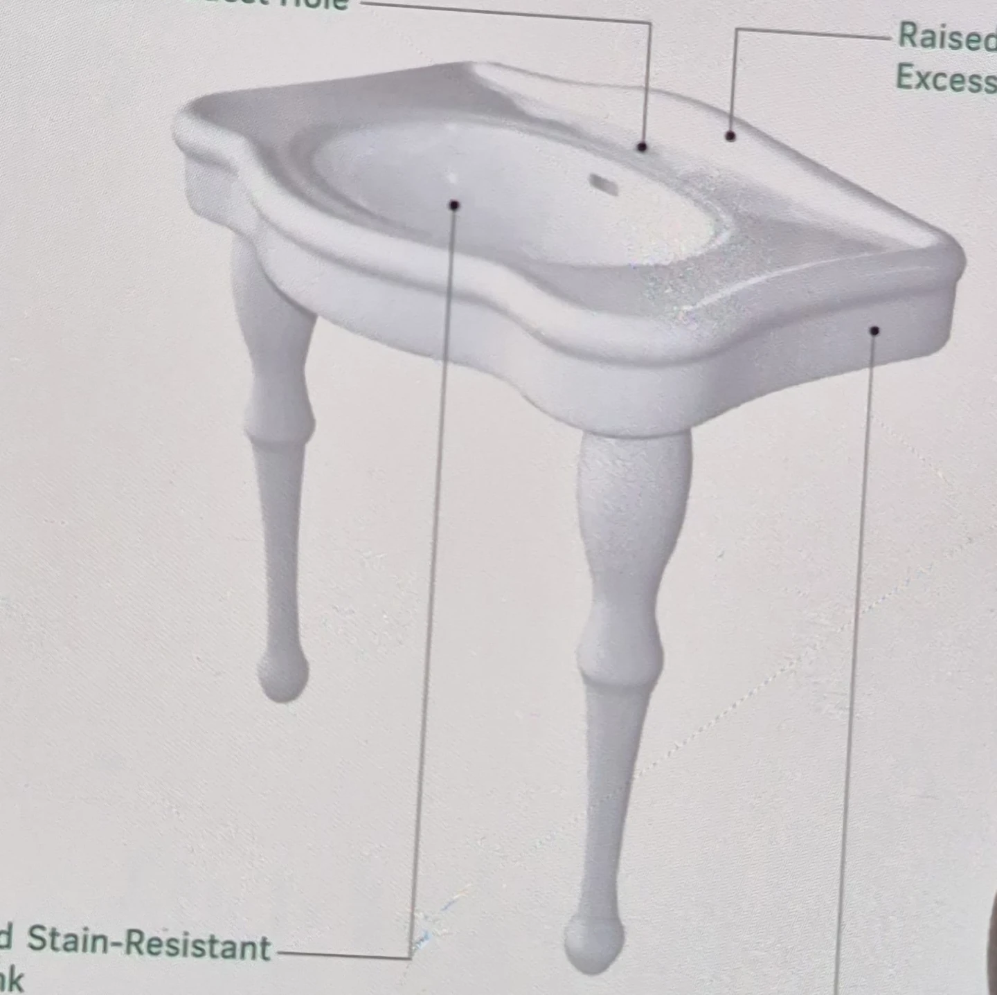 Pedestal bathroom Sink - photo 3
