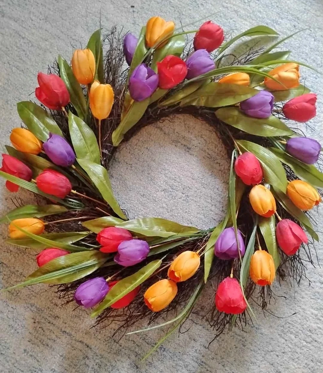Tulip Wreath