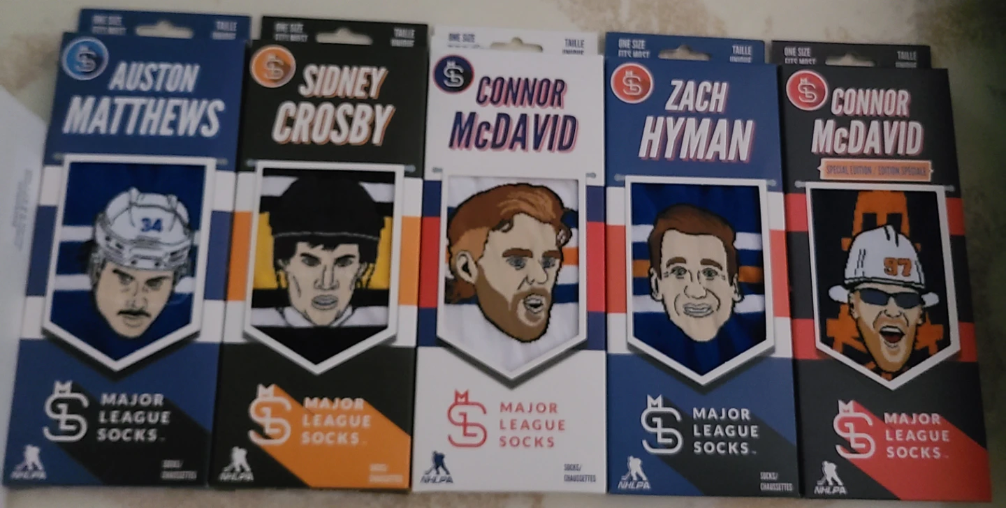 Major League Socks - NHL Player Collection