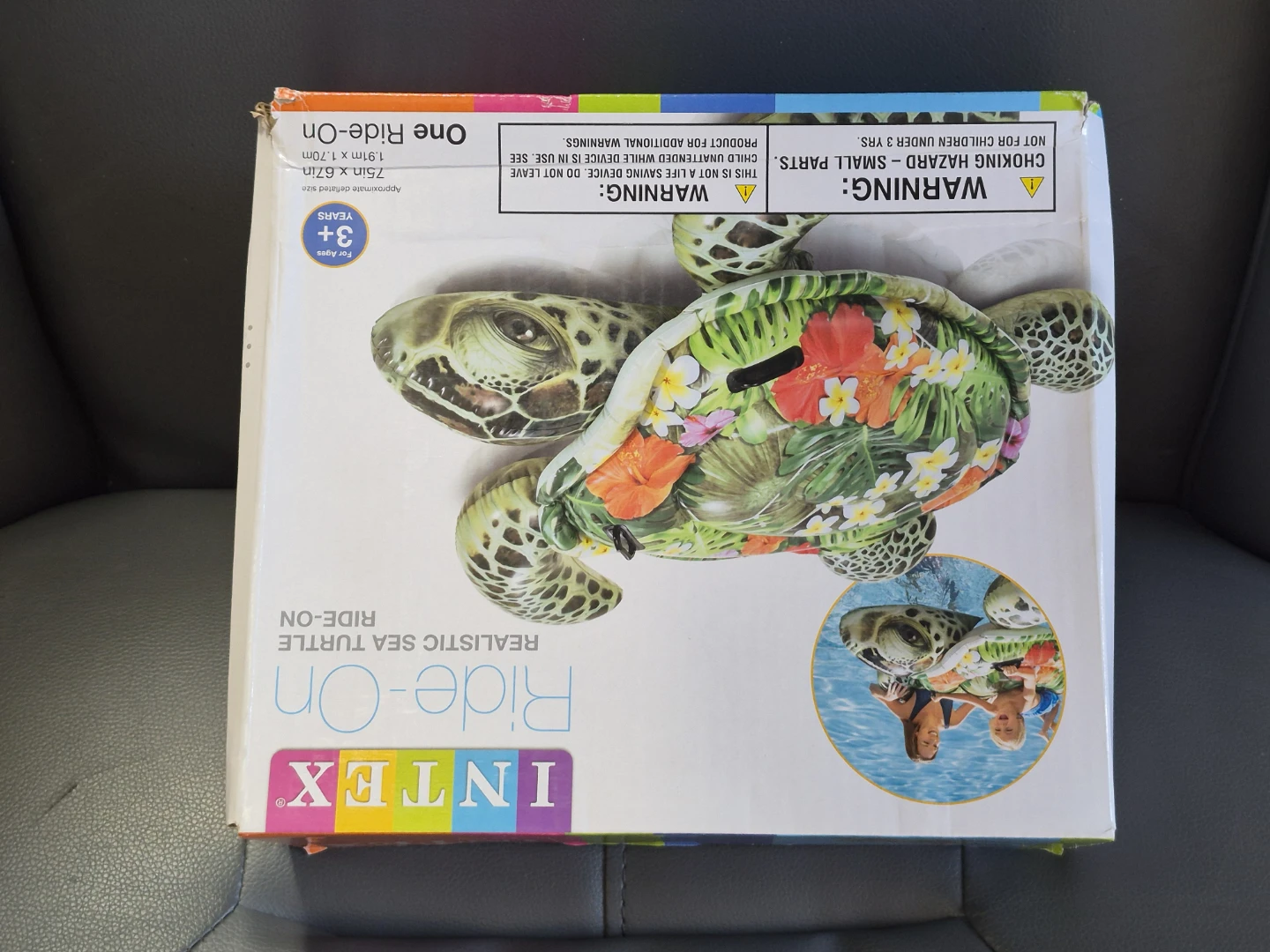Intex Ride-On Realistic Sea Turtle Pool Float - photo 2