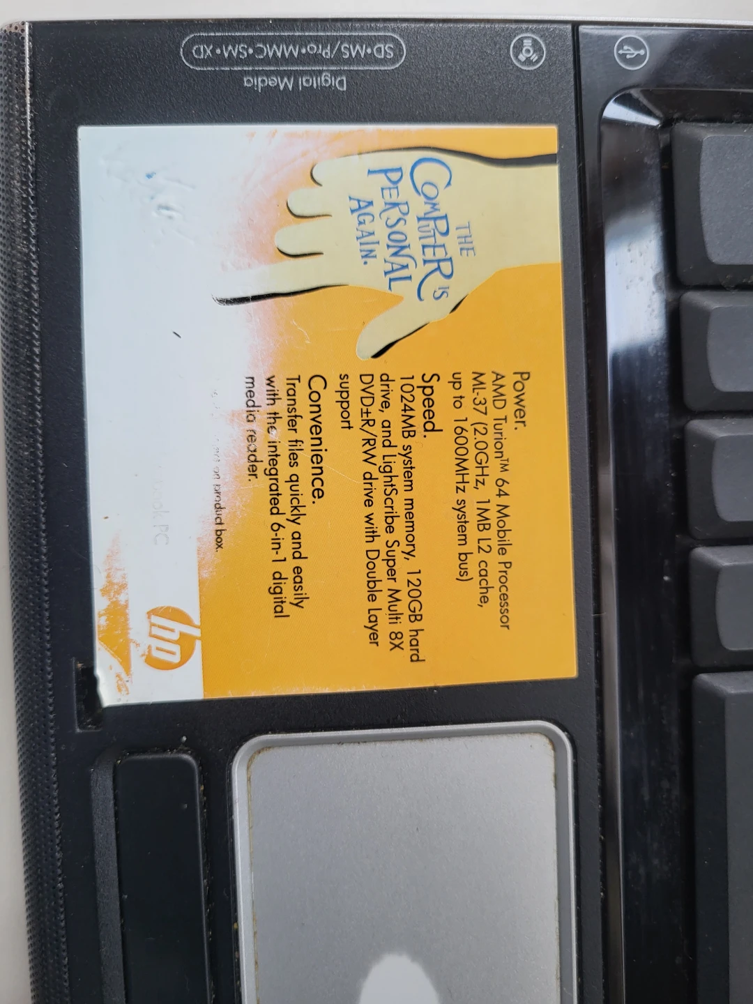 HP Pavilion Laptop as is (no harddrive) - photo 3