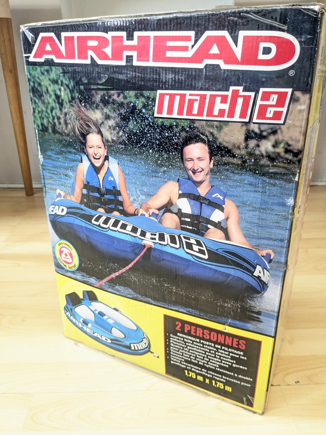 AIRHEAD Mach 2 People Towable Tube with Quick Connect Tow System - photo 5