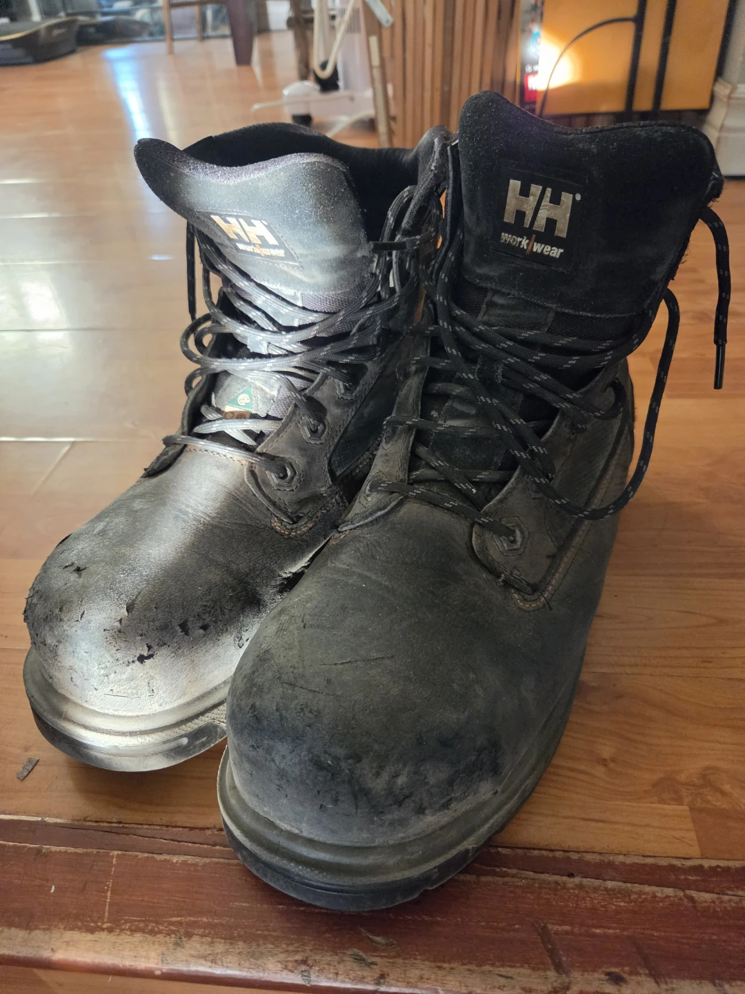 SIZE 13 HH Workwear Steel Toe Boots - photo 2