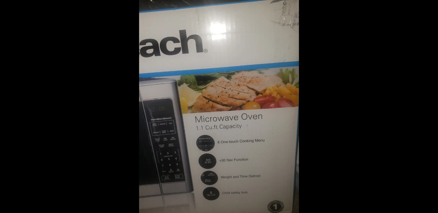 Brand new Hamilton beach microwave 1.1 c.ft. - photo 3