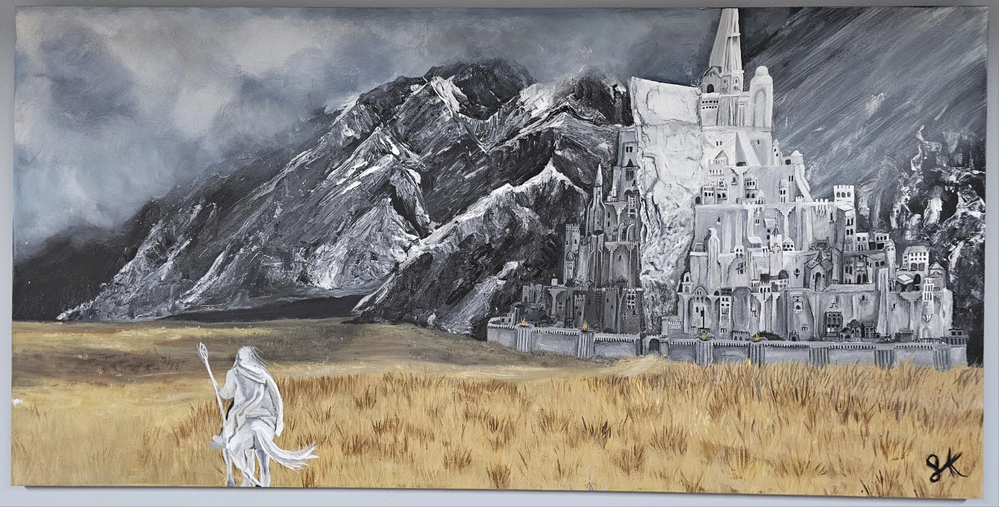 Minas Tirith Painting
