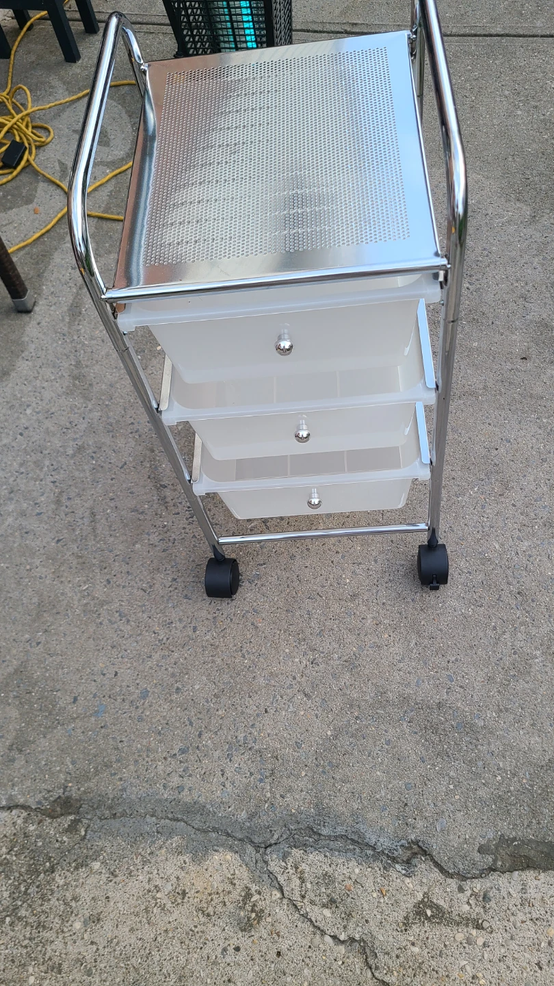 Rolling Cart with 3 Drawers