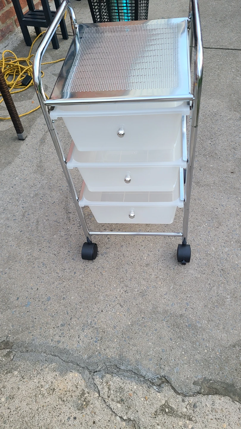 Rolling Cart with 3 Drawers - photo 2