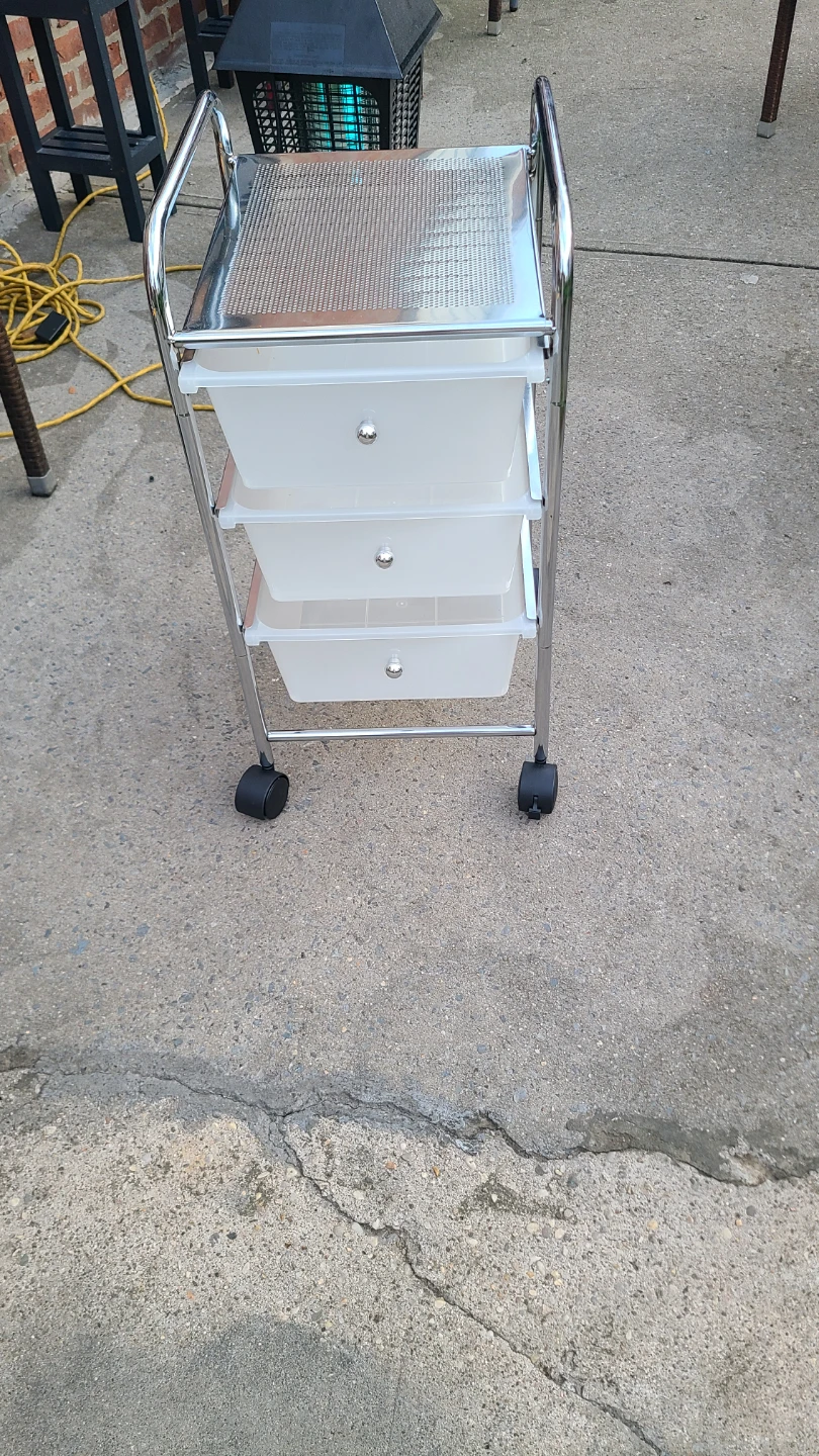 Rolling Cart with 3 Drawers - photo 5