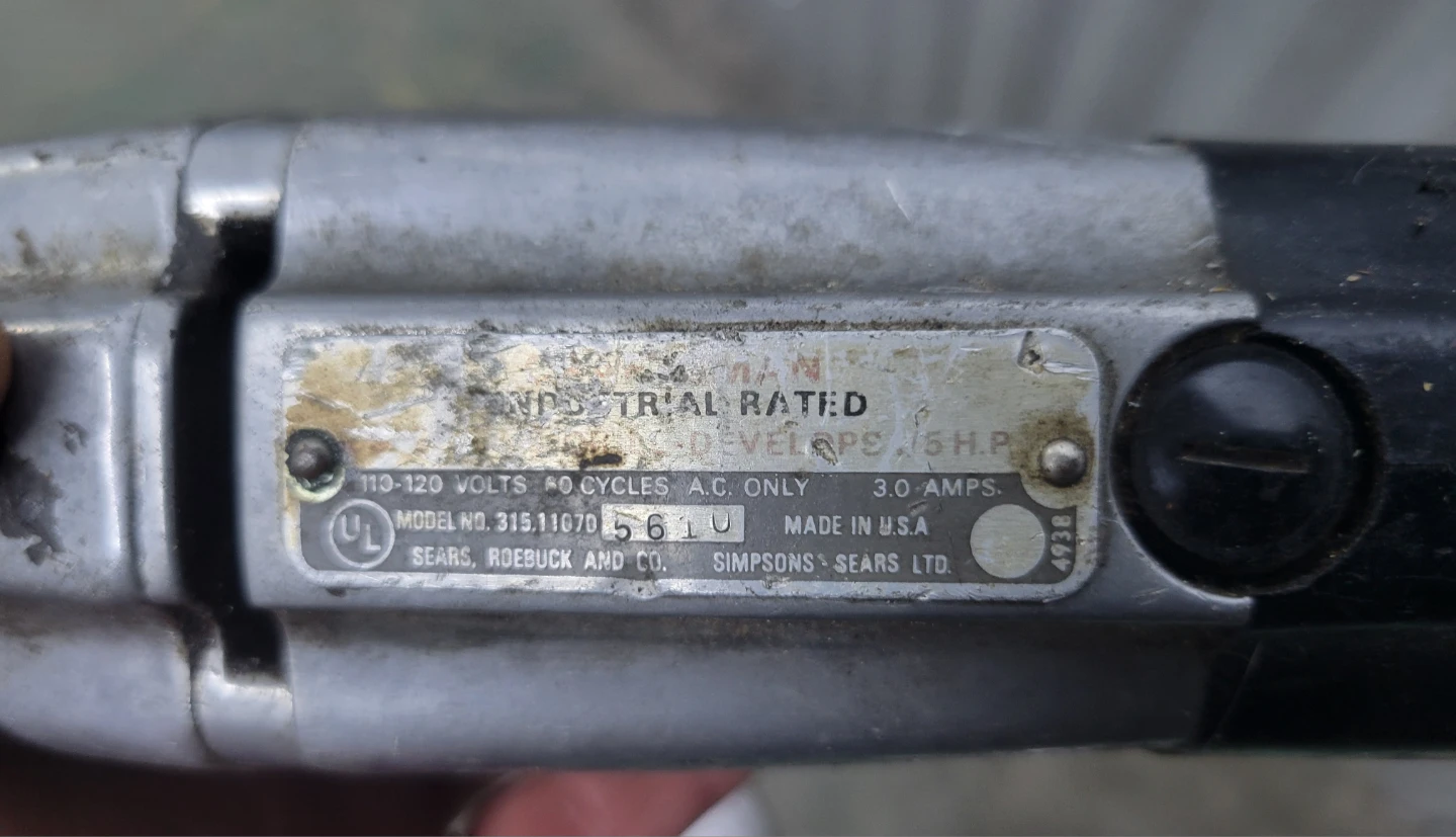 Craftsman 110 Volt Drill - photo 3