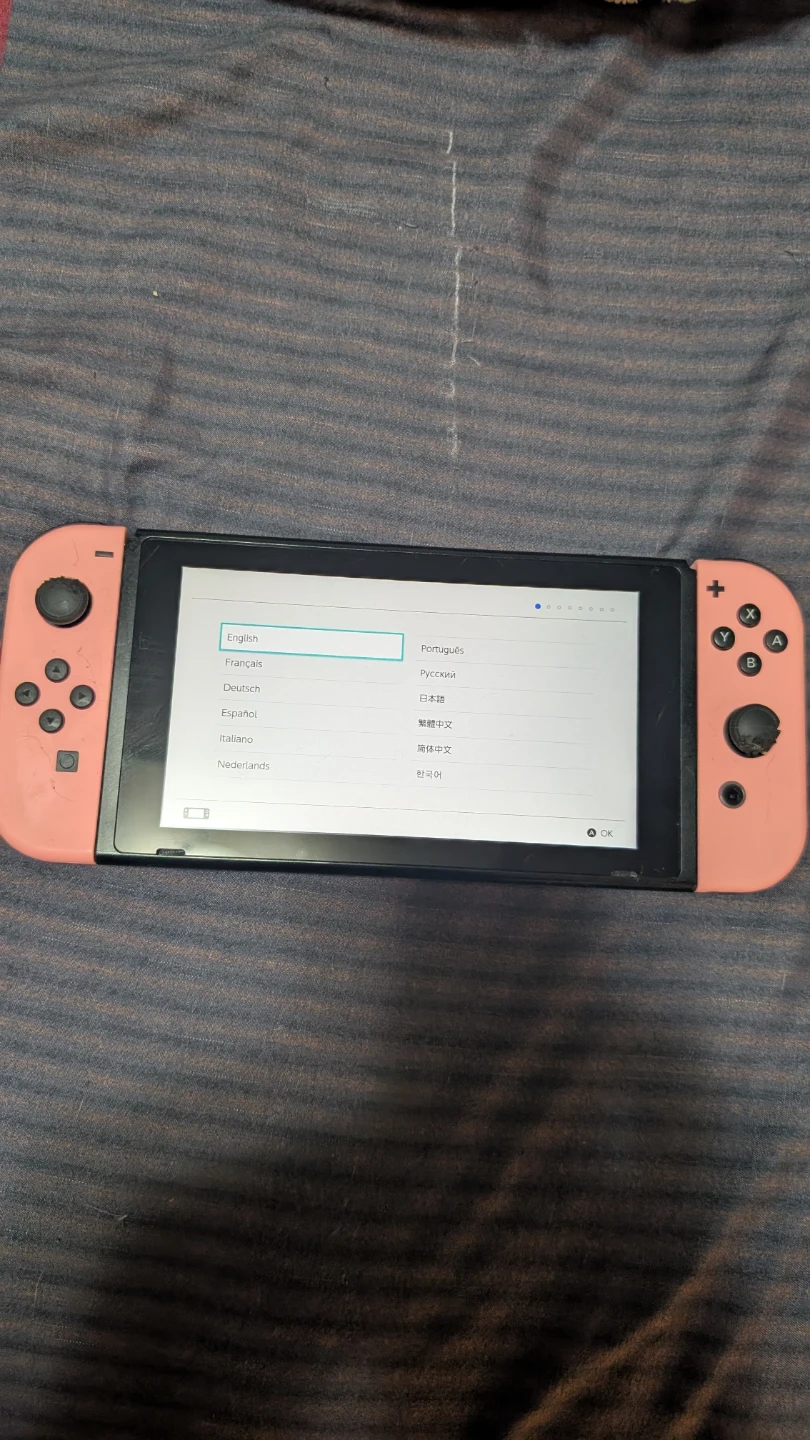 Nintendo Switch Console (Coral Pink)