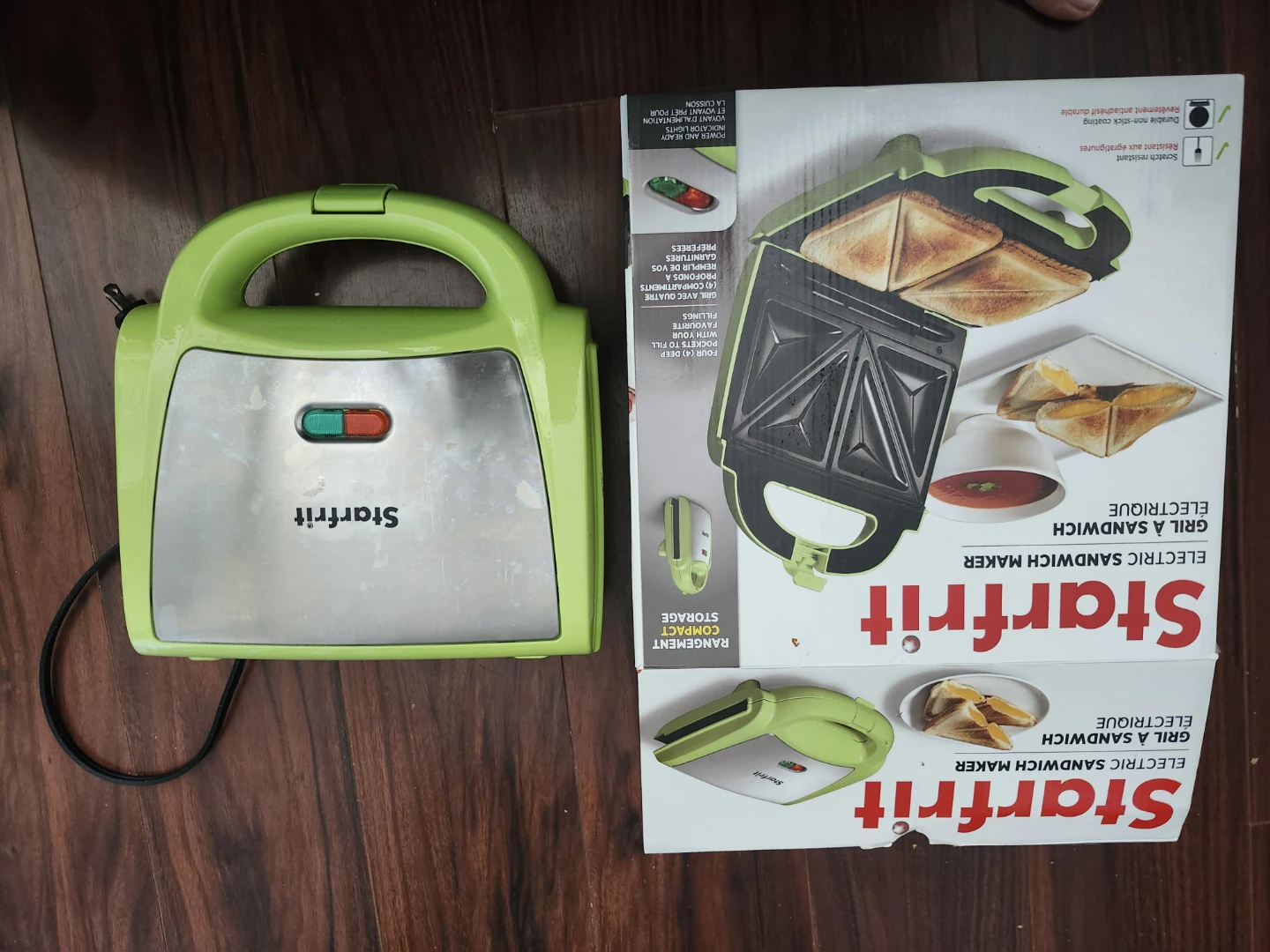 Starfrit Electric Sandwich Maker - Green