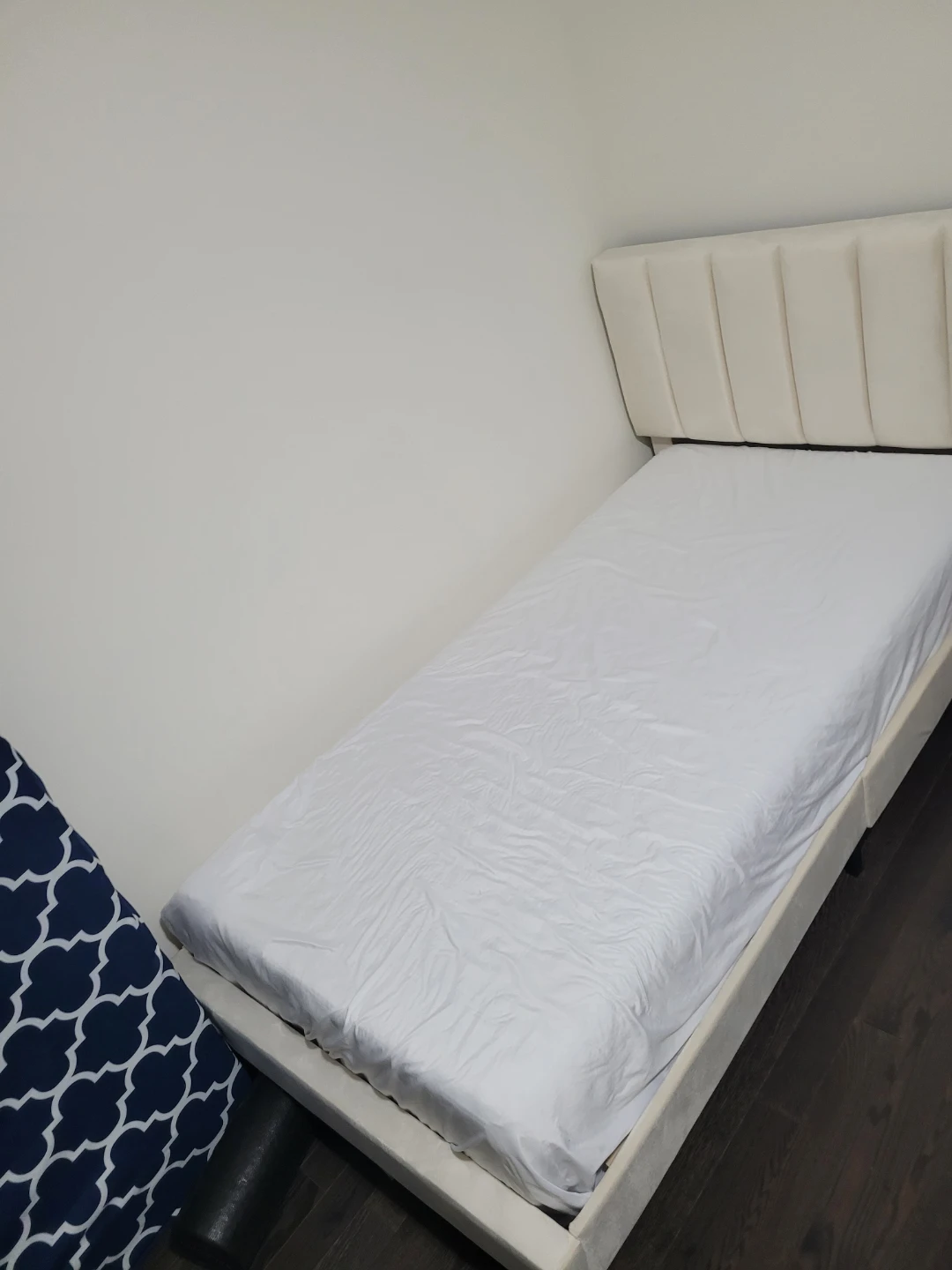 Single Bed Frame with Padded Headboard - photo 2