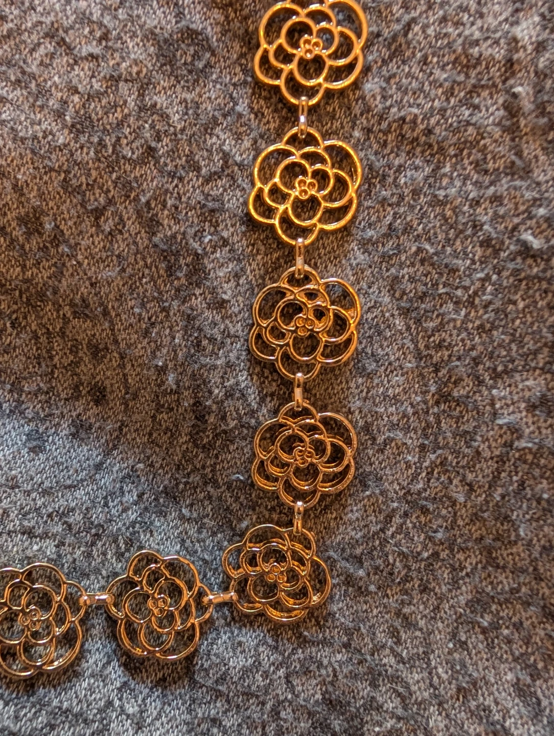 Gold Flower Chain Headband - photo 2