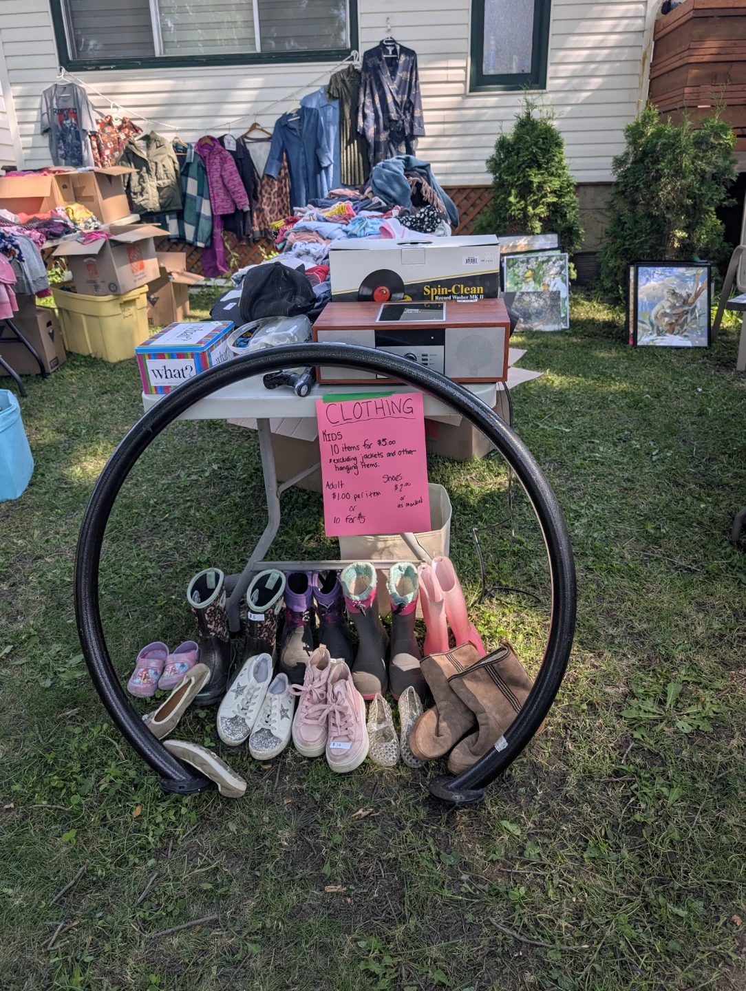 Garage sale!