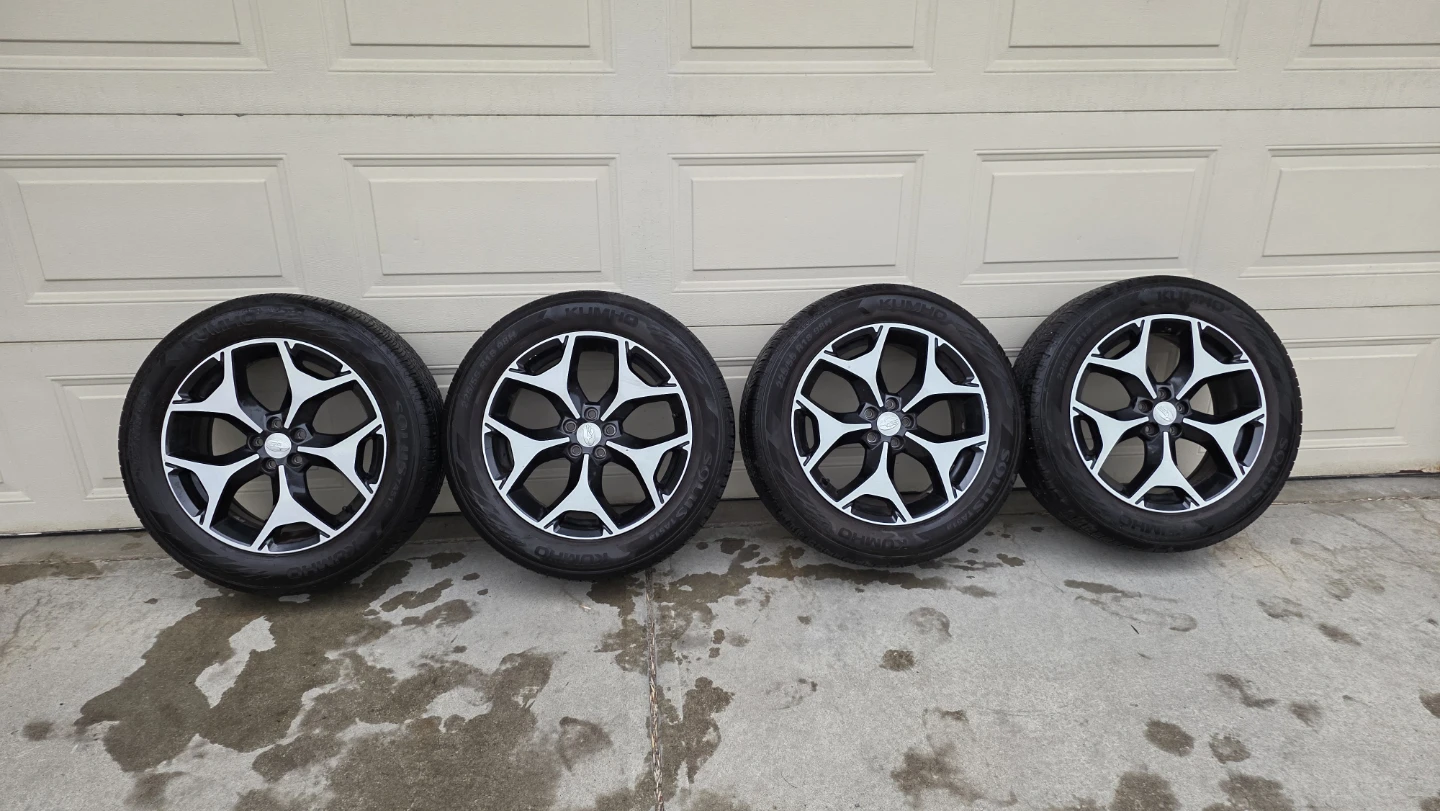 Kumho Tires with Subaru Rims 225/55R18