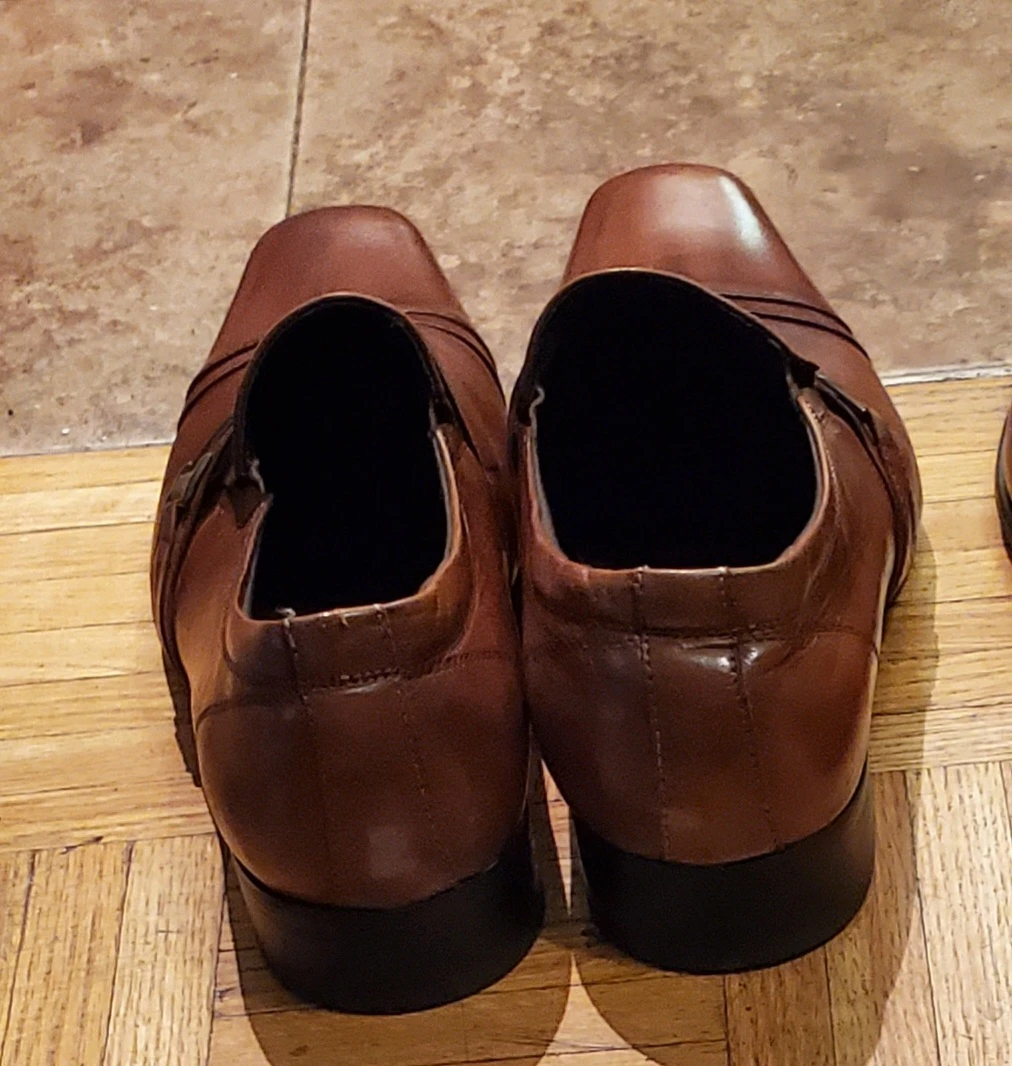 Men's Steve Madden Leather Shoes Size  10 - photo 3