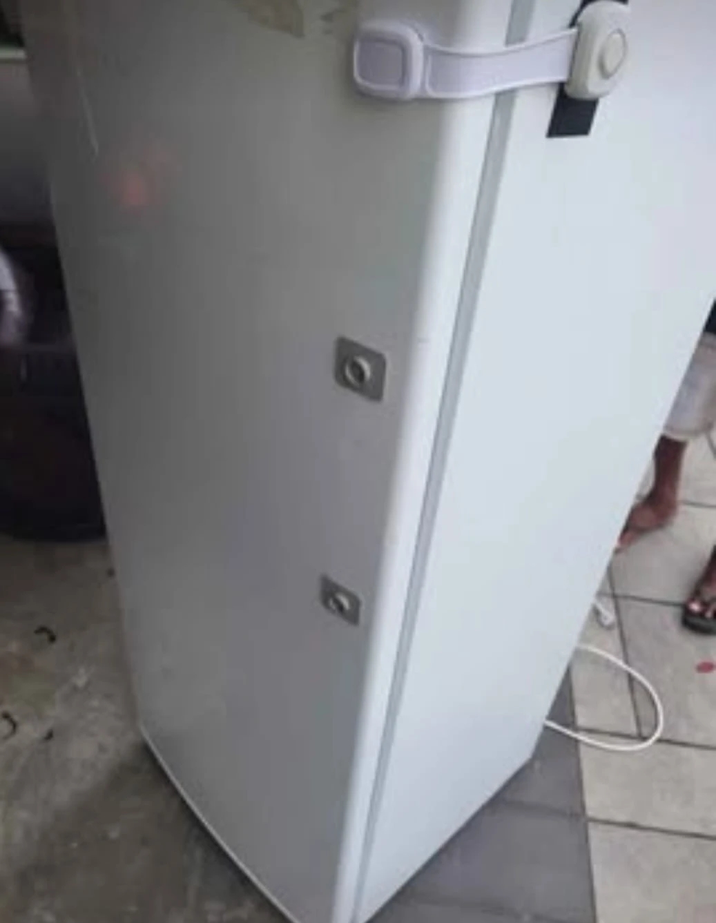 White Freezer