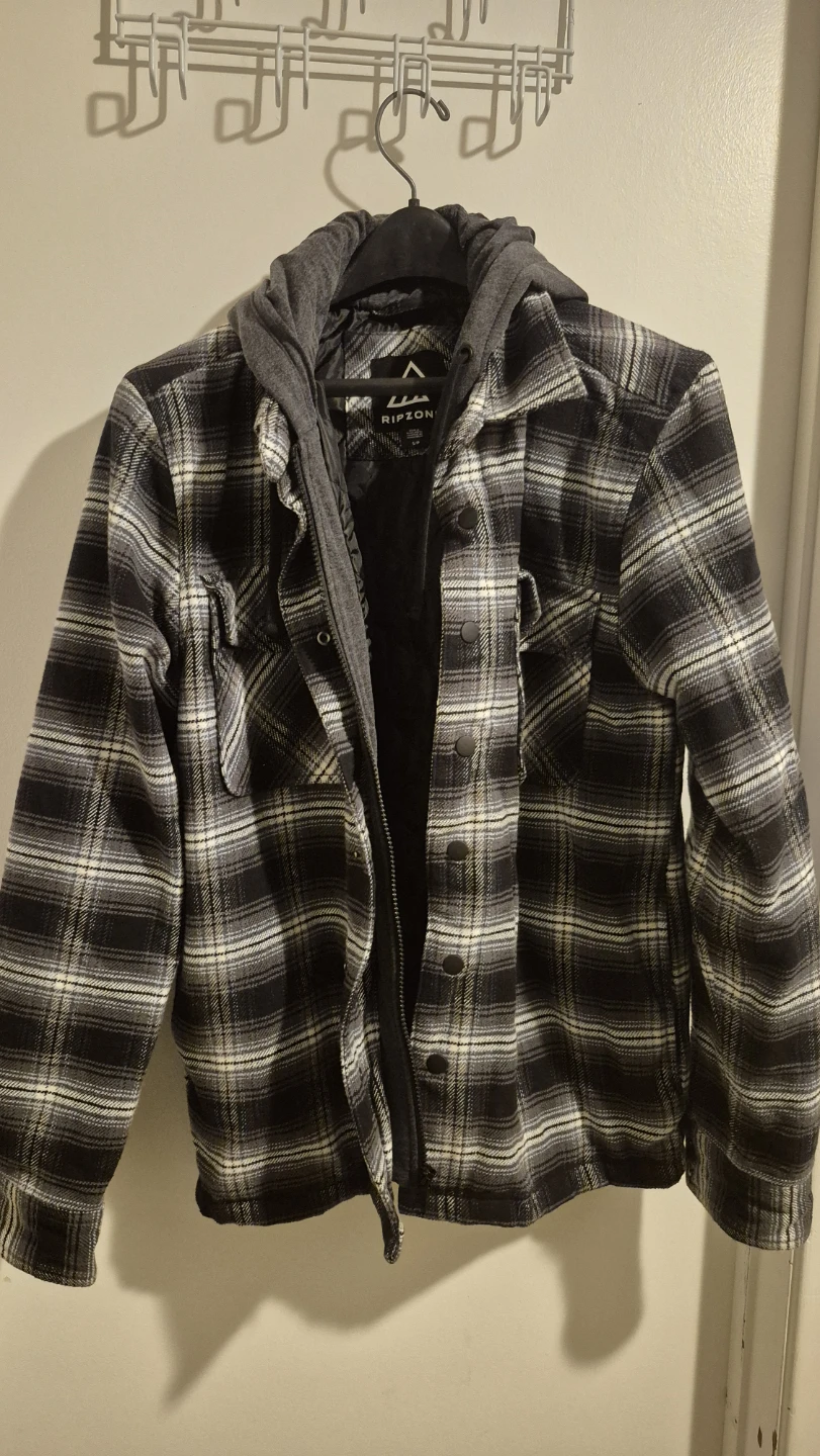 Ripzone Plaid Lined Shirt Jacket