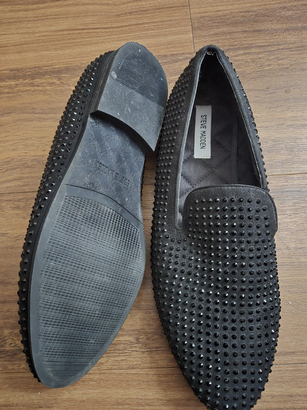 Steve Madden black studded loafers - photo 2