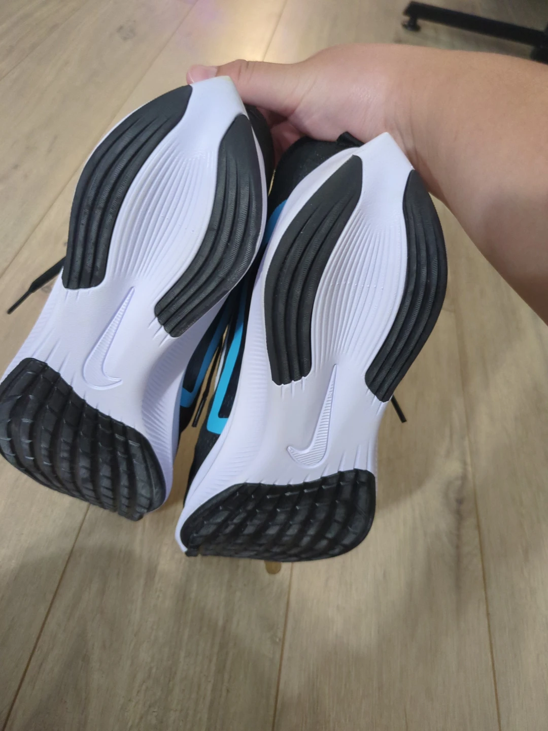 Nike Running Shoes Zoom Fly 4 wolf blue & grey - photo 2