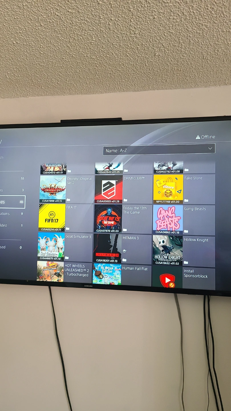 PS4 Jailbreak Console with Games and 2 controllers - photo 4