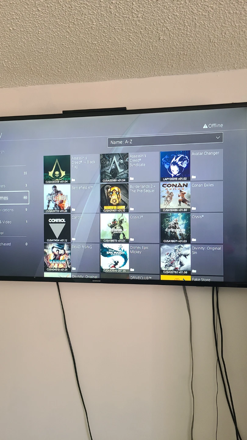 PS4 Jailbreak Console with Games and 2 controllers - photo 5