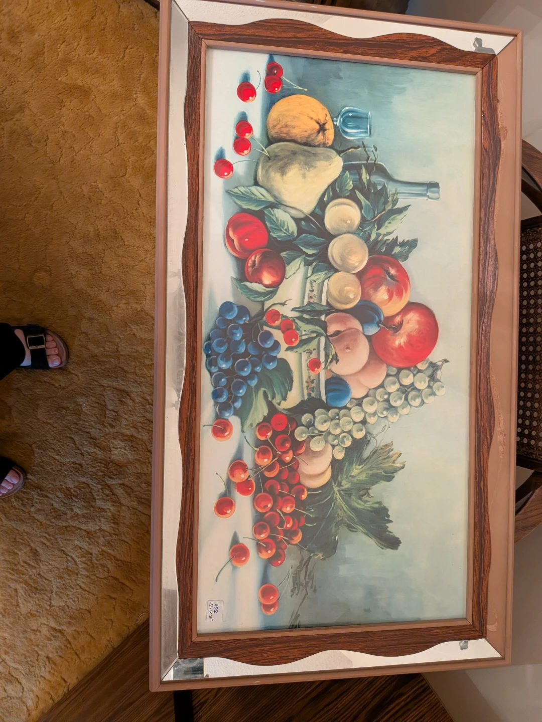 Framed Still Life Fruit Art - photo 2