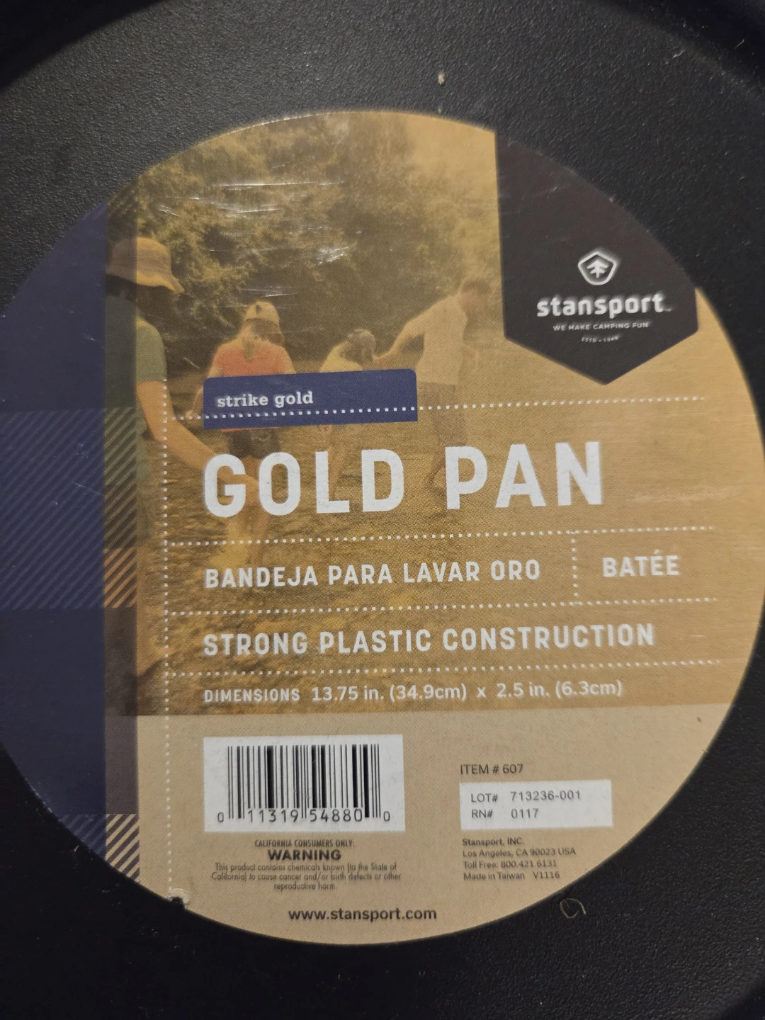 Stansport Gold Pan Brand New - photo 2