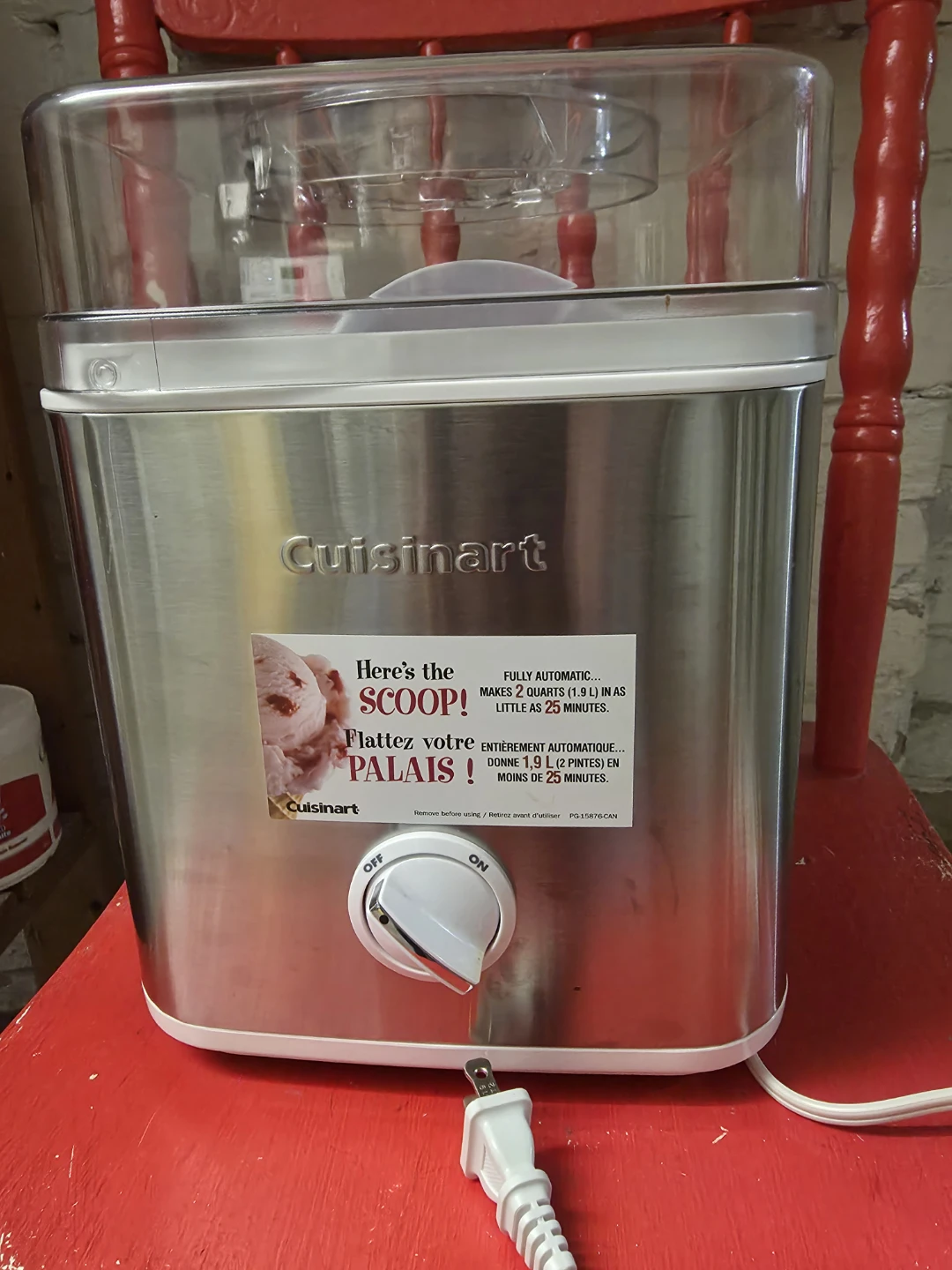 Cuisinart 2 Quart Automatic Ice Cream Maker