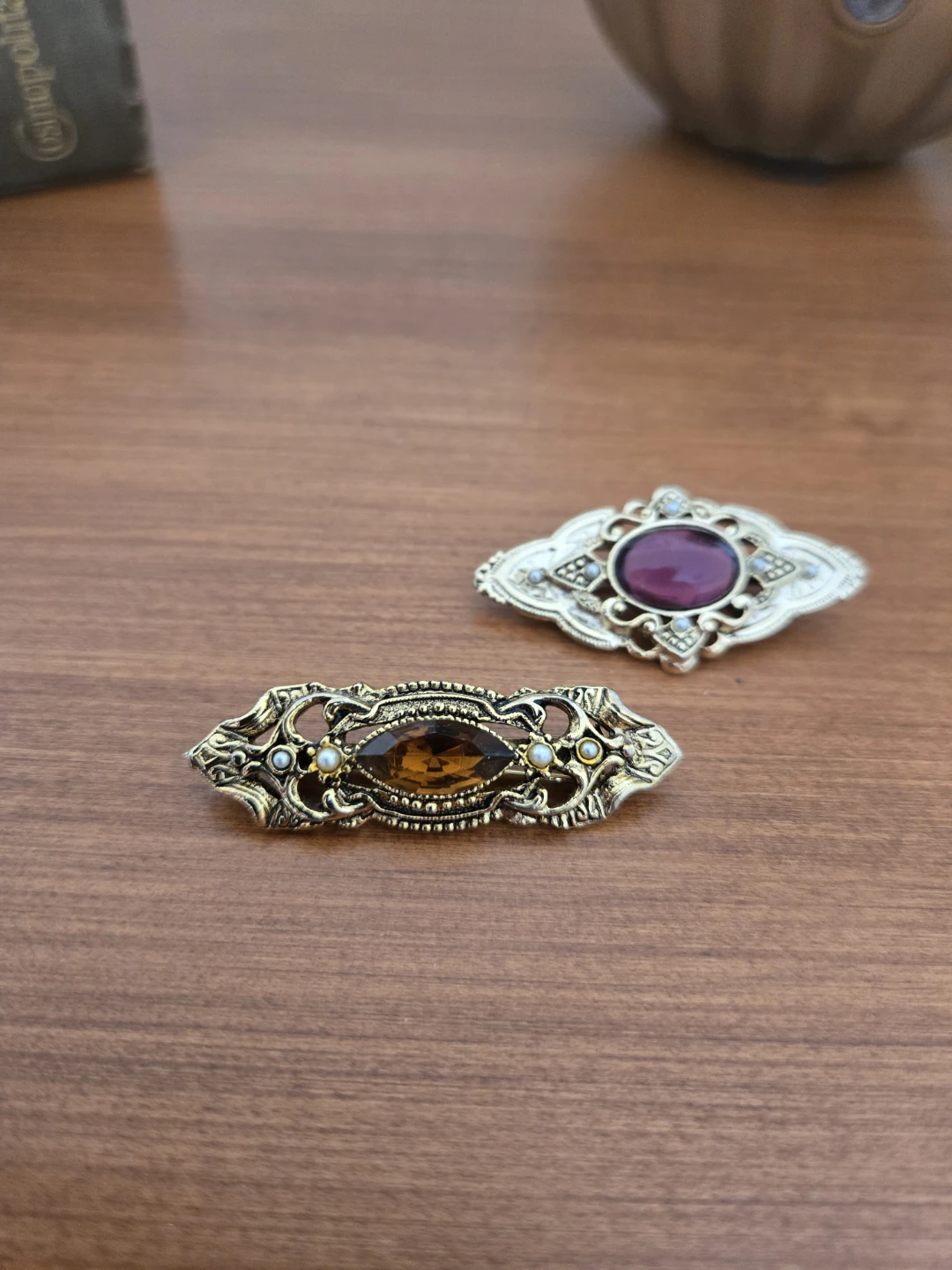Vintage Gold Toned Brooches