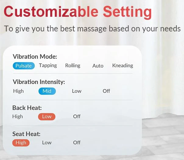 COMFIER Back Massager with Heat and Vibration – Brand New - photo 4