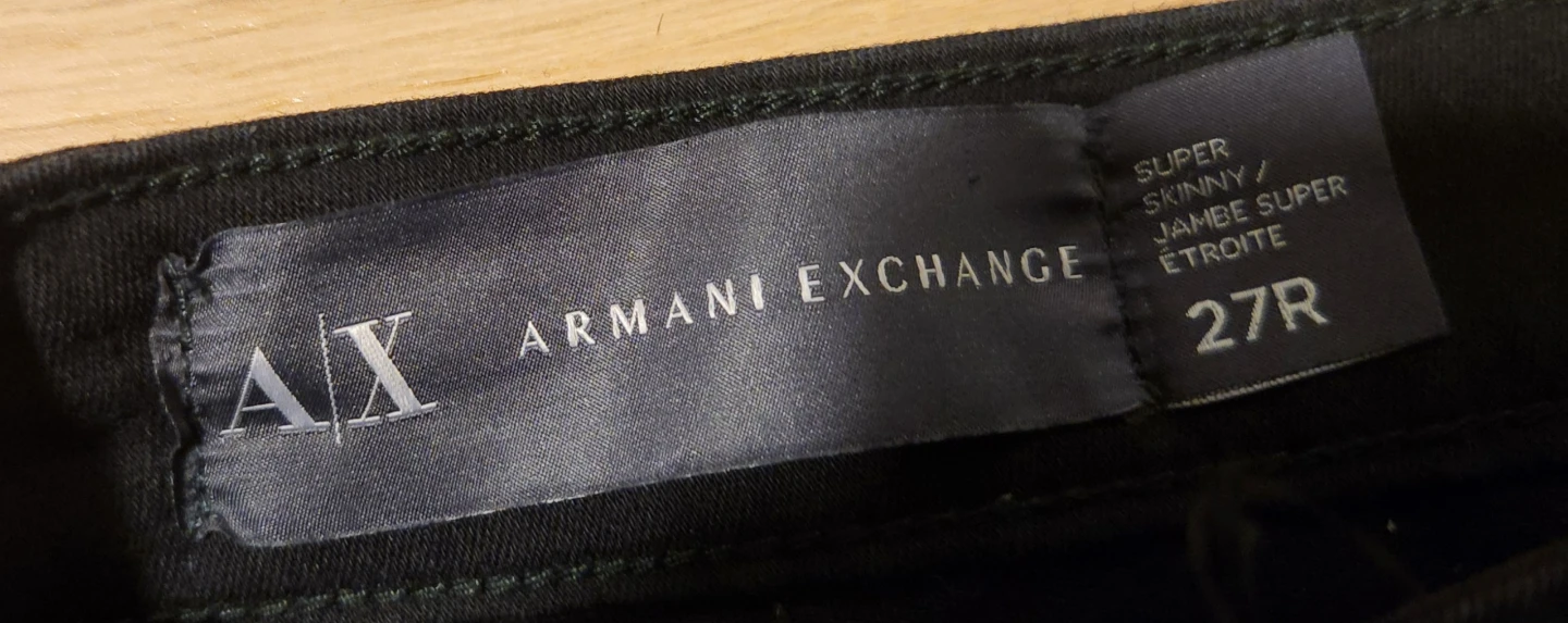 Armani Exchange Super Skinny Black Jeans - photo 2