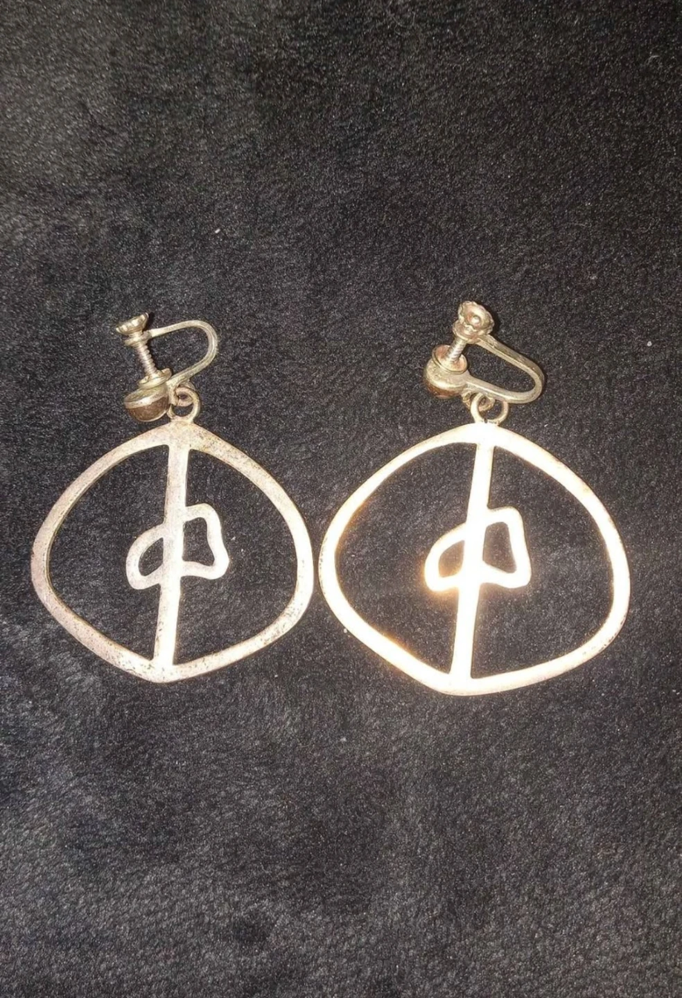 Sterling Silver Screwback Earrings