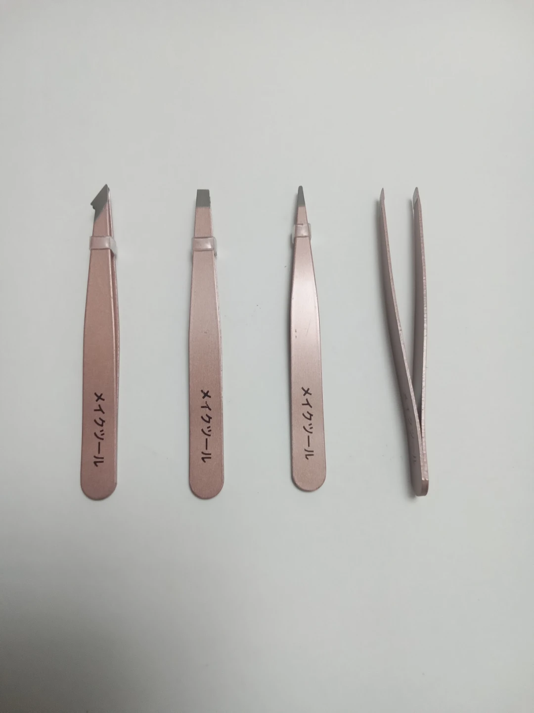 Rose Gold Tweezers Set