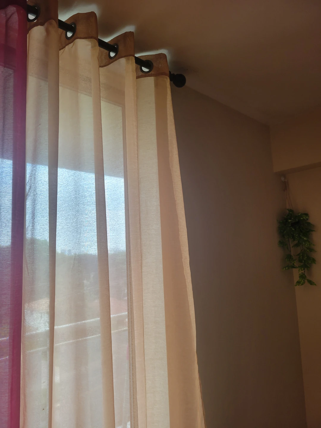 2 Semi Sheer Curtain Panels- Gold - photo 4
