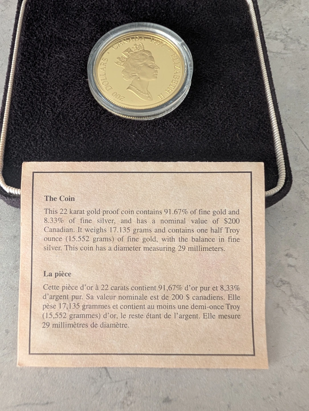 1997 Canada $200 Gold Coin - photo 5