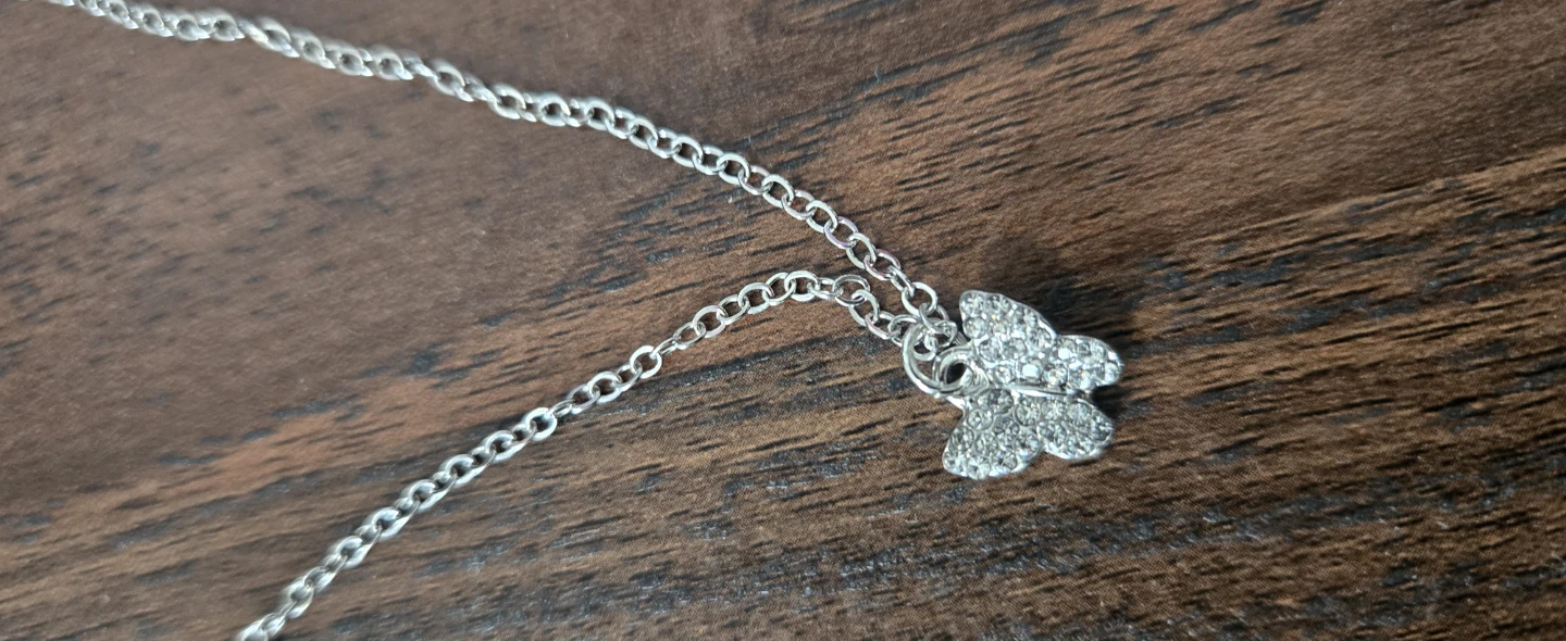 Silver Butterfly Necklace