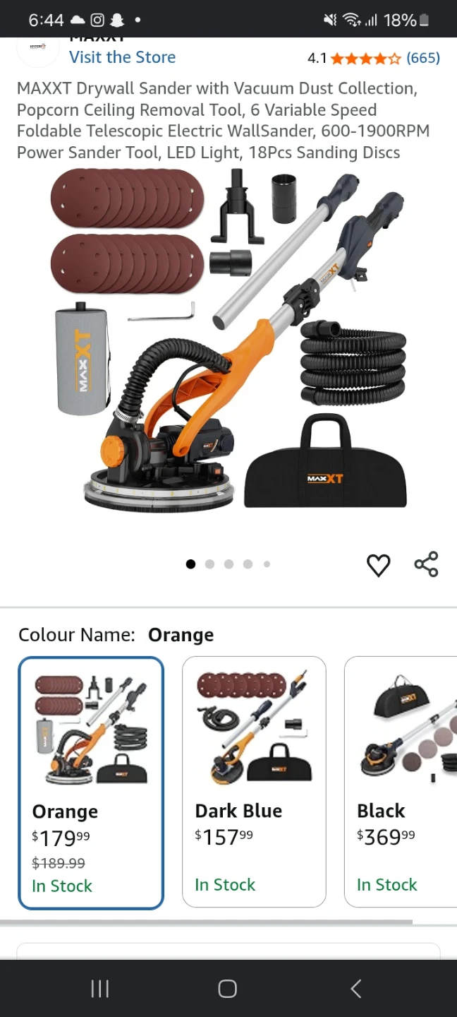 Maxxt drywall sander - photo 2