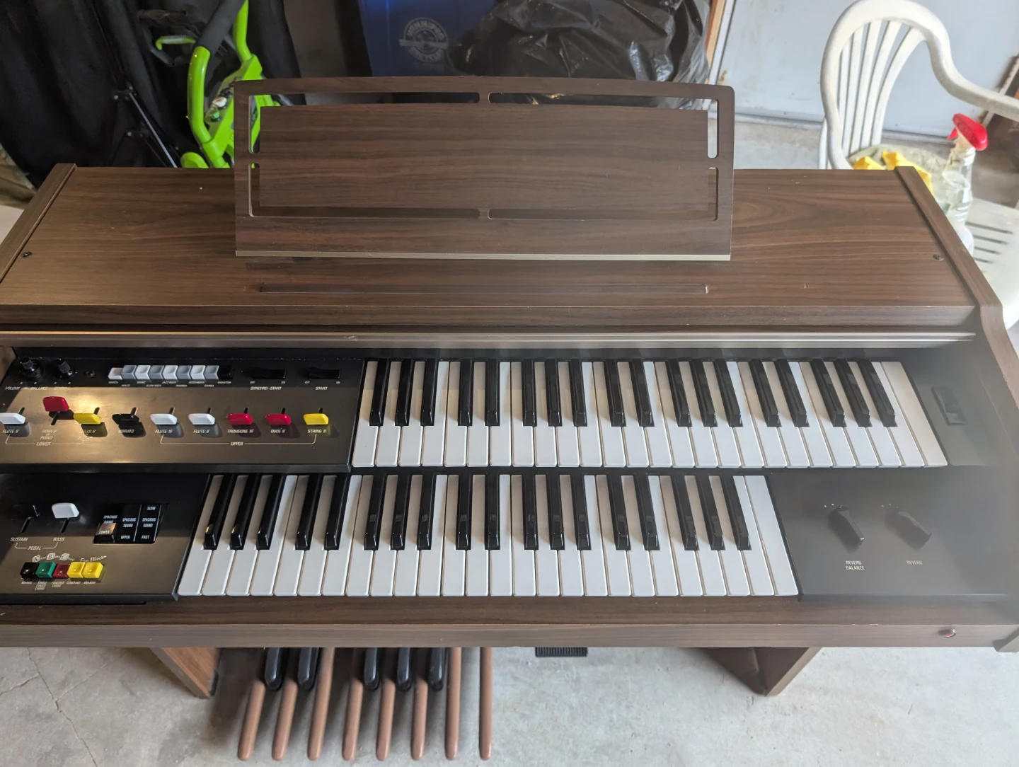 Yamaha electone bk-4 electric organ - photo 3