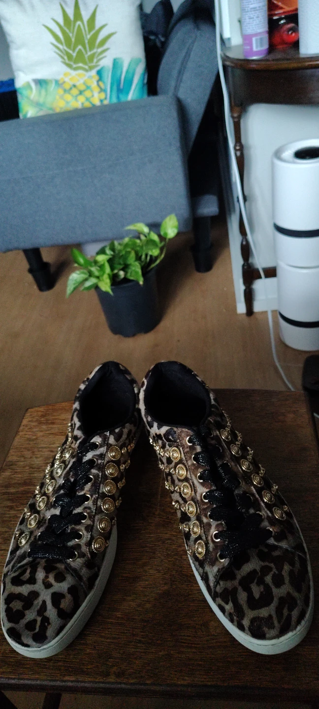 ALDO Leopard Print Studded Sneakers - photo 5