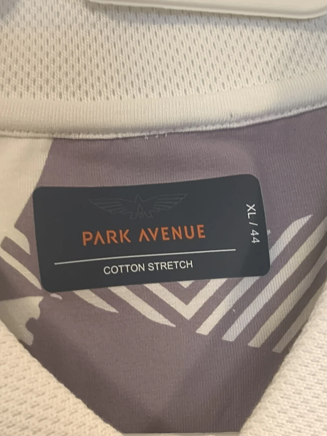 Park Avenue Geometric Print Polo T-Shirt (New) ~ XL - photo 3